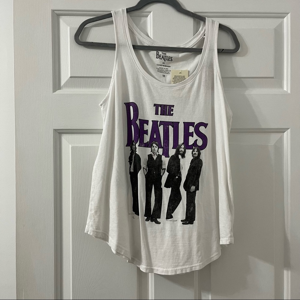 NWT Lucky Brand Beatles Graphic Tank Size M